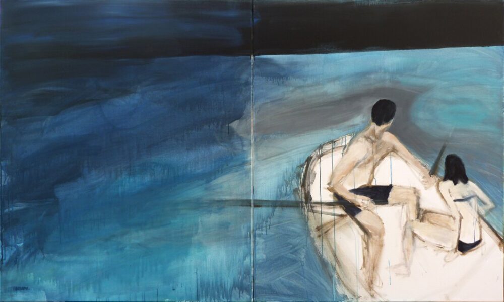 "Untitled" inspired by Kol J. Enecio | acrylic on canvas | 200x120cm (2x100x120cm) | 201