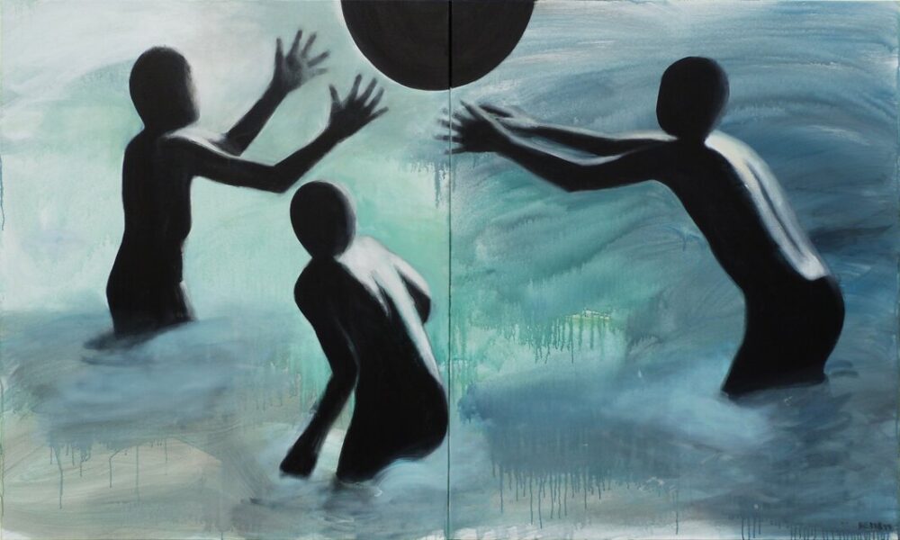 "Untitled" | acrylic on canvas | 200x120cm (2x100x120cm) | 2011