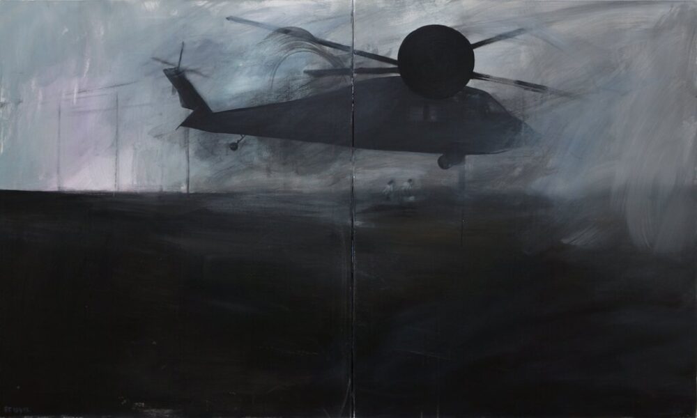 "Where do we come from? What are we? Where are we going?" | acrylic on canvas | 200x120cm (2x100x120cm) | 2013