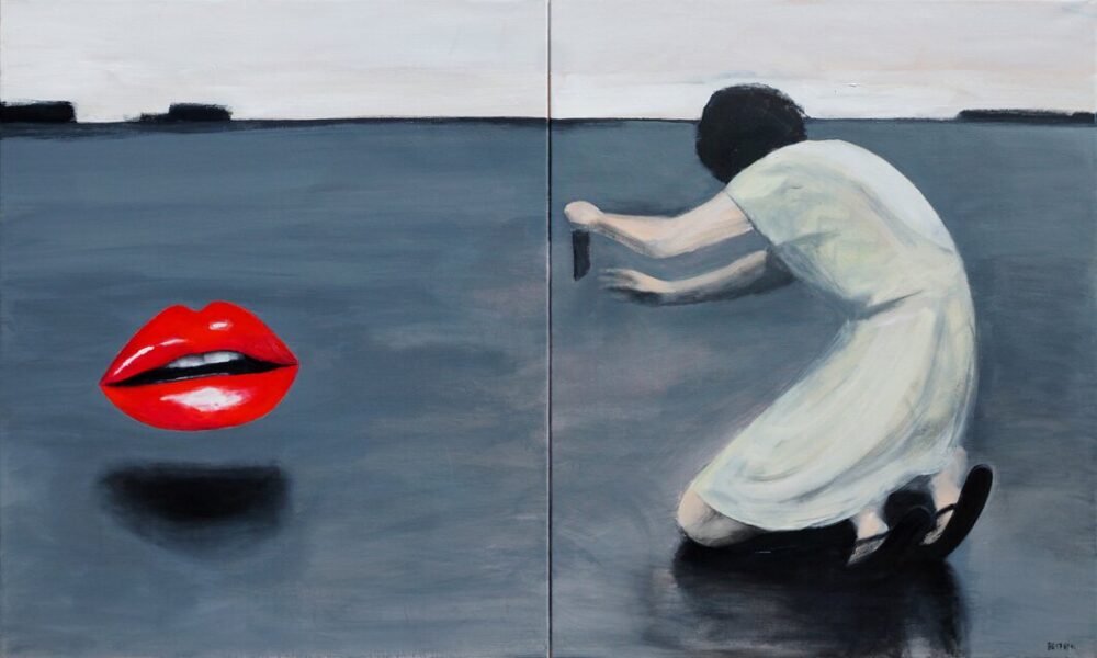 "Landscape" | acrylic on canvas | 200x120cm (2x100x120cm) | 2014