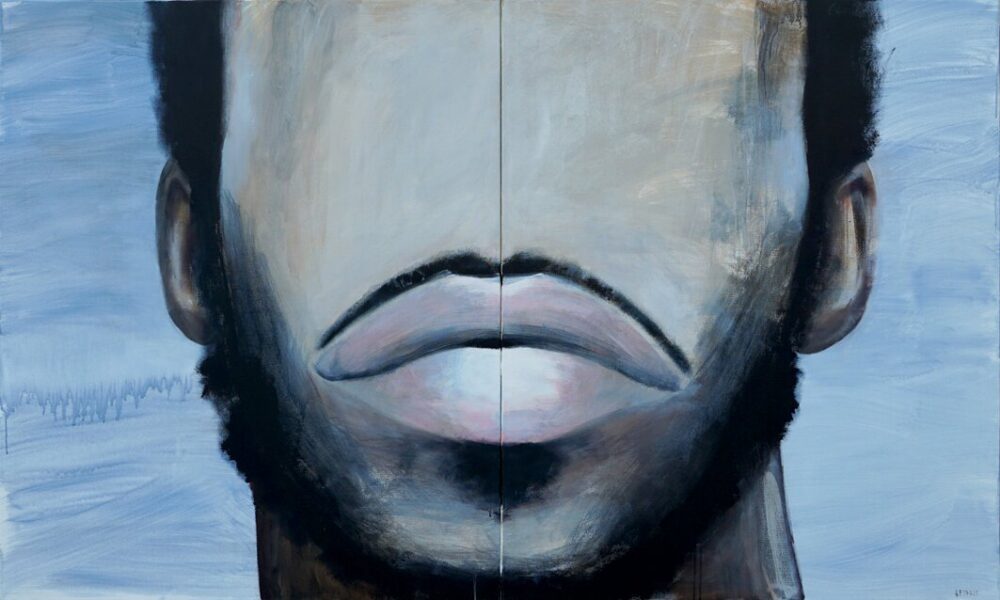 "Untitled" | acrylic on canvas | 200x120cm (2x100x120cm) | 2015