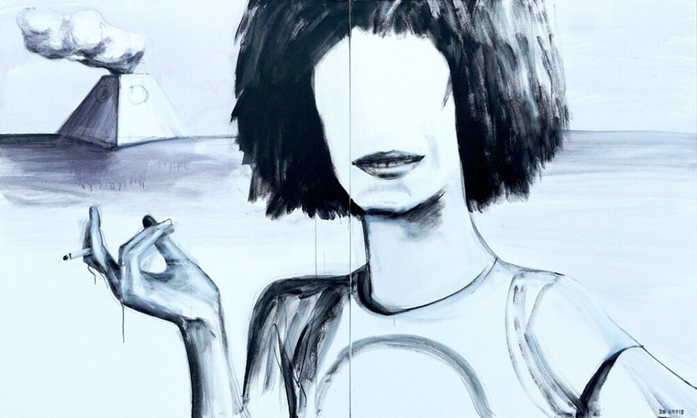"Pieces of art series. Patti Smith" | acrylic on canvas | 200x120cm (2x100x120cm) | 2015
