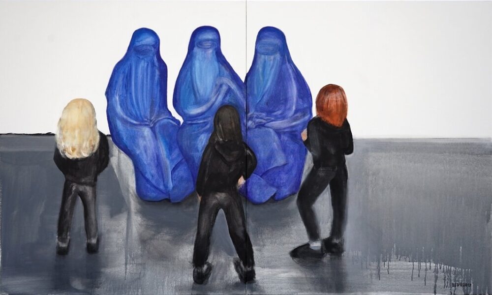 "Coexistence" | acrylic on canvas | 200x120cm (2x100x120cm) | 2015